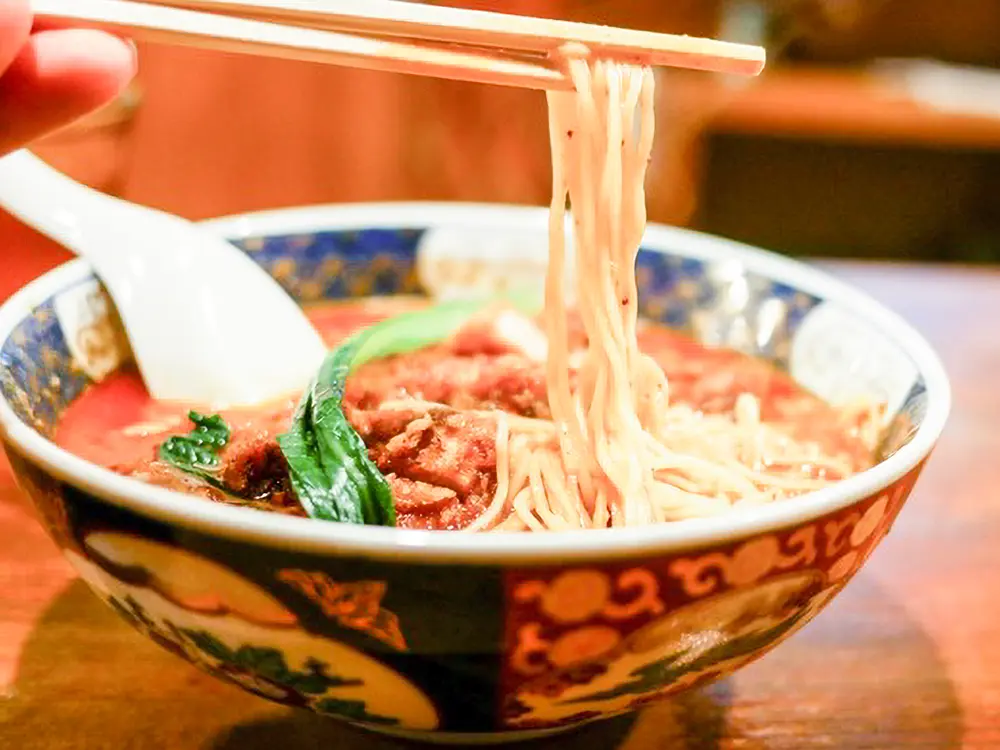 排骨担々麺（はしご）