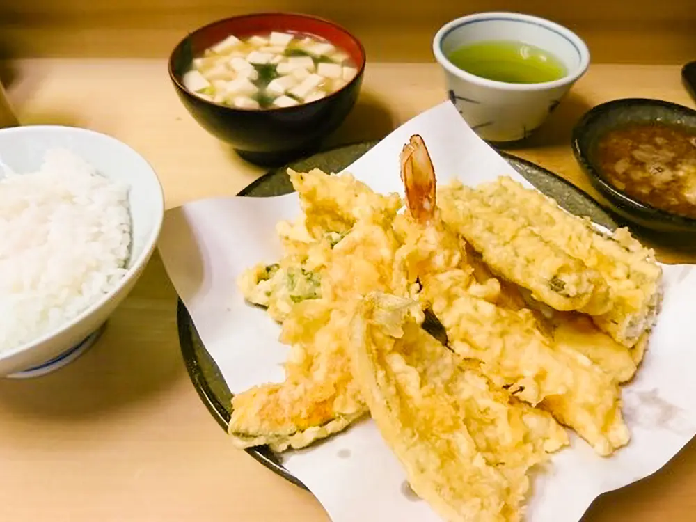 天ぷら定食 750円