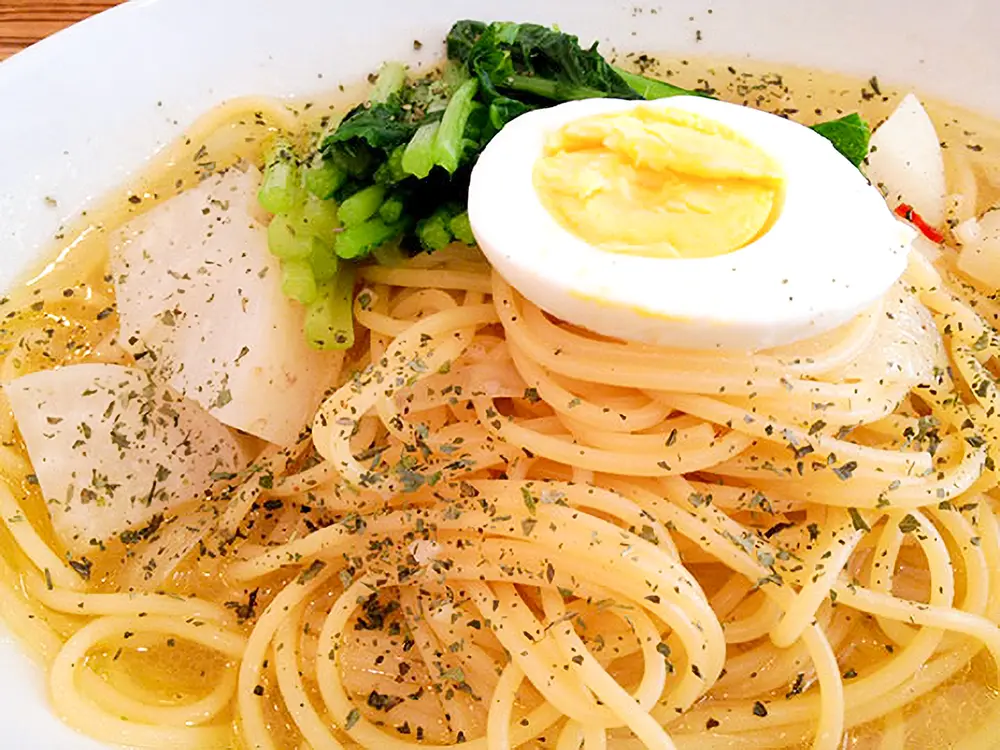 蓮沼きっちん」塩パスタ