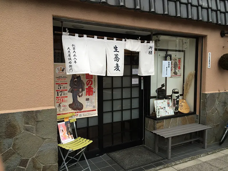 大黒屋儀右衛門の店舗概観