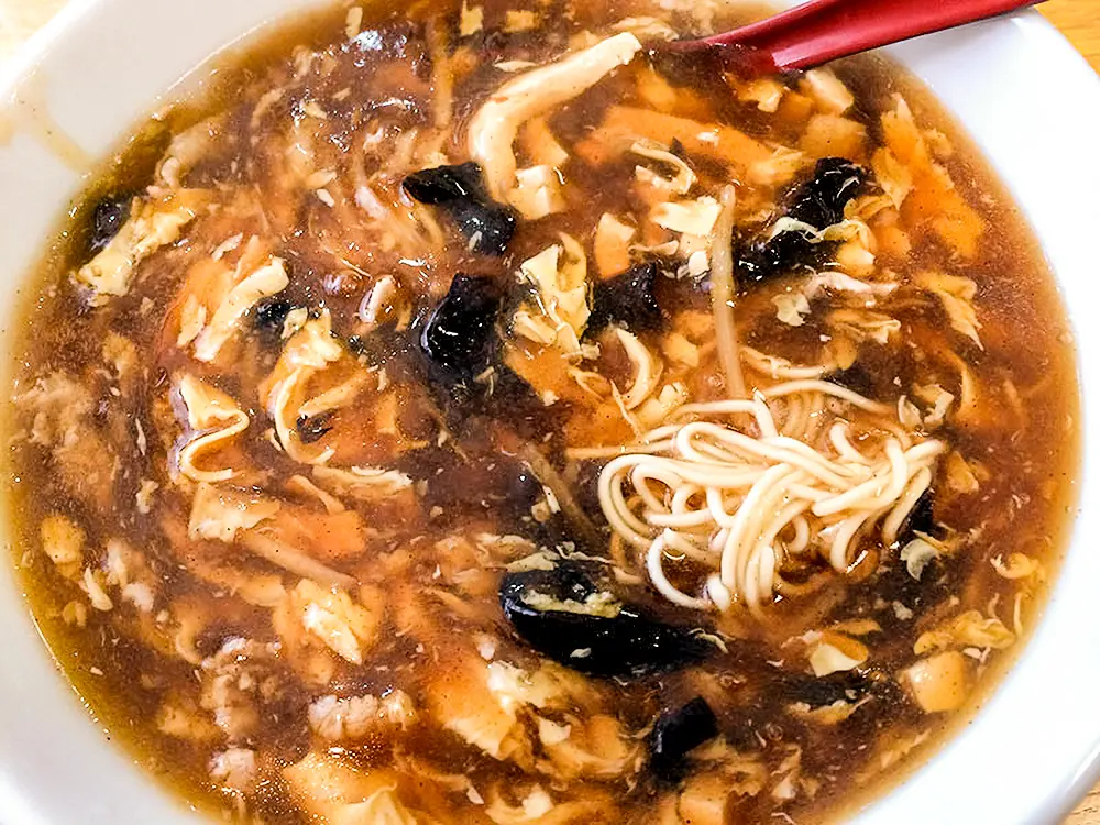 酸味は効いてる「酸辣湯麺」