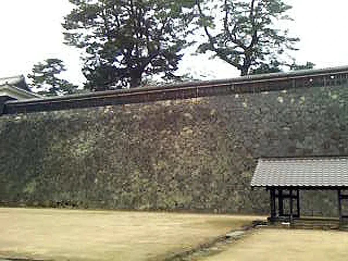 松江城の城壁