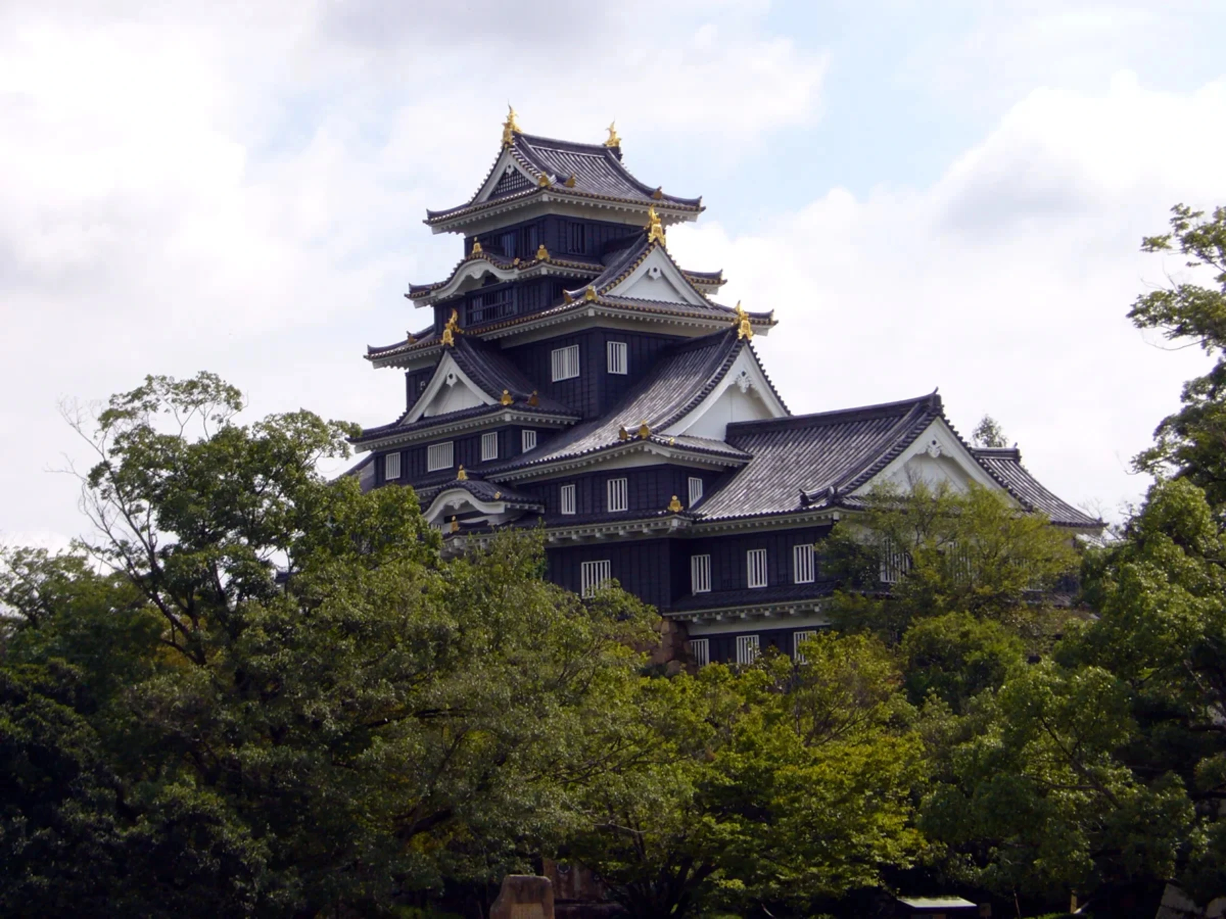 岡山城の外観