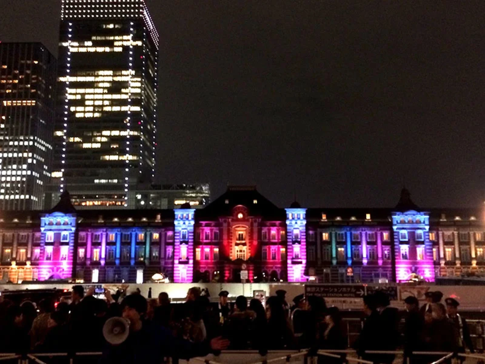 ついに見れた！正面からの東京イルミネーション