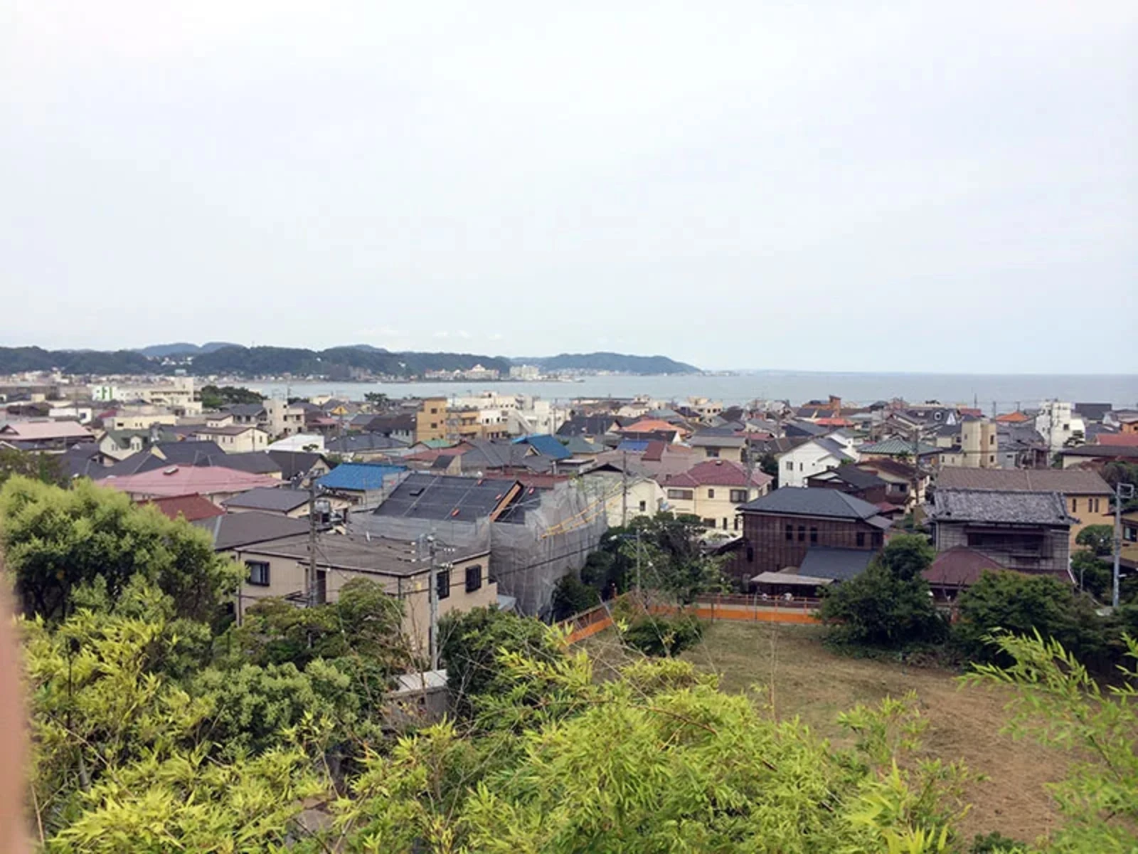 海岸方面も見晴らしも良いです