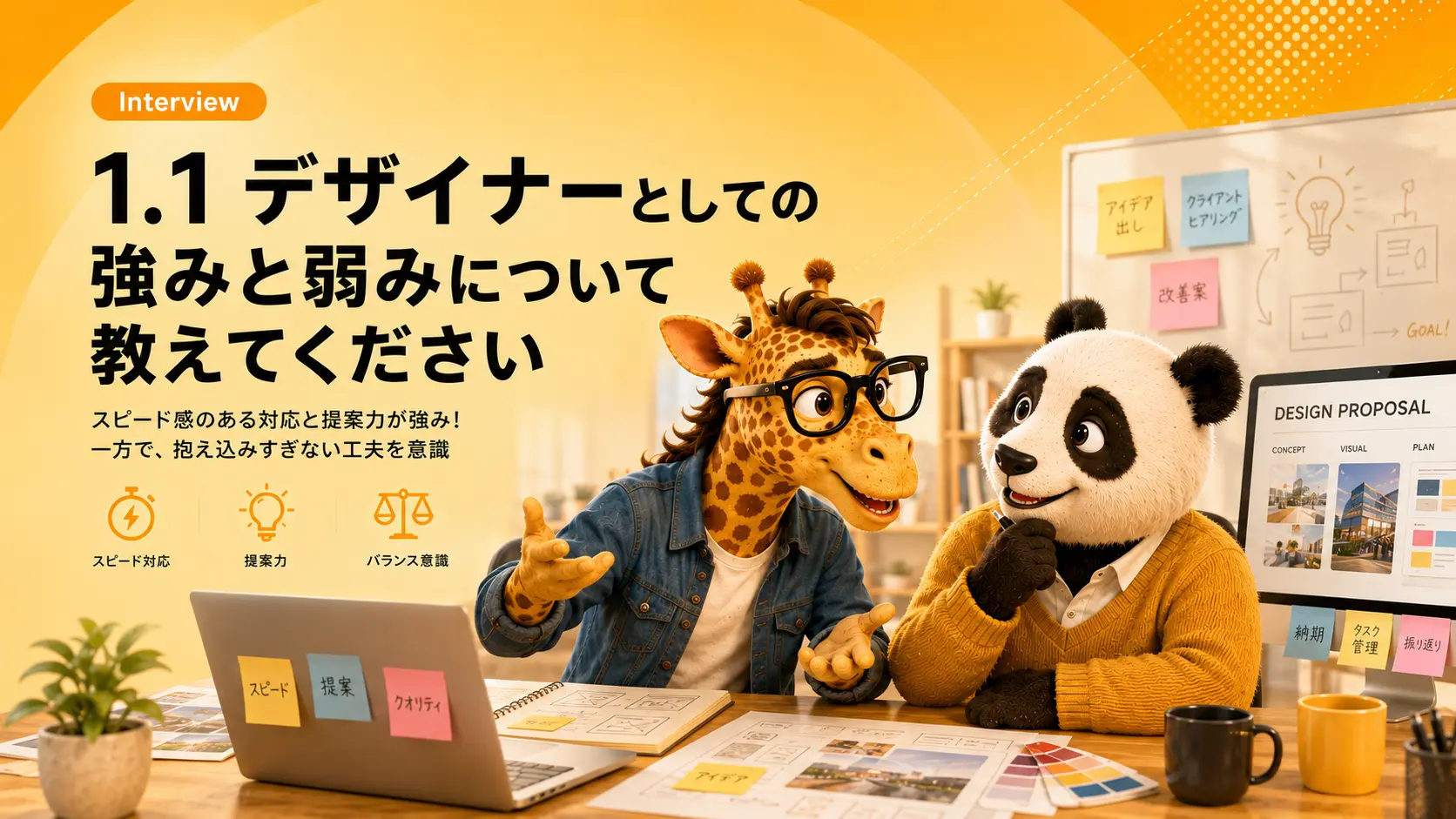 デザイナーとしての強みと弱み