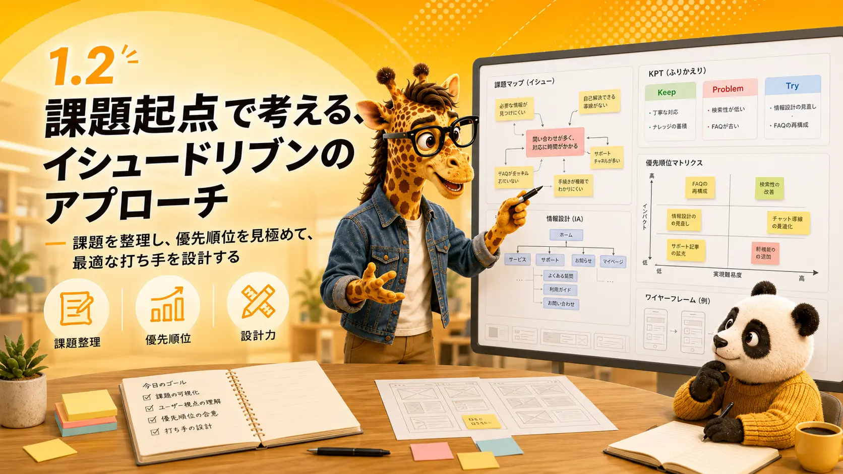 課題起点で考えるイシュードリブンのアプローチ